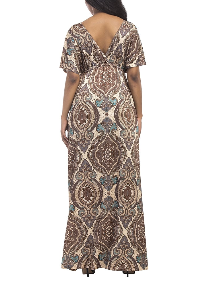 bohemian long dress