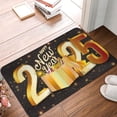 thumbnail image 4 of Honeii Happy New Year 2025 C Pattern Door Mat, Welcome Door Mats Outdoor Indoor, Stain and Fade Resistant, Non-Slip Entry Matfor Bedroom, Bathroom, Kitchen, 4 of 7