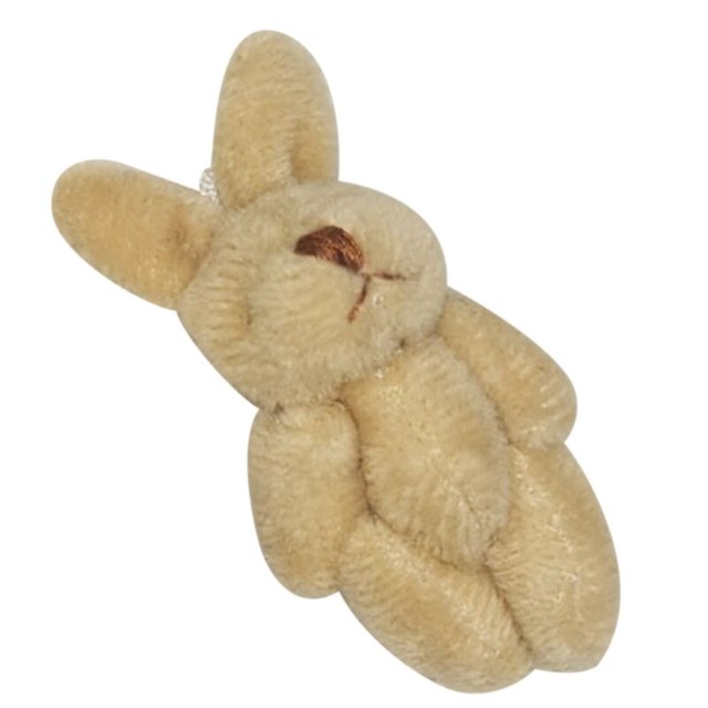 Mini conejo/oso de peluche, Animal de peluche, juguete de fiesta, pequeño colgante suave, regalo E65D