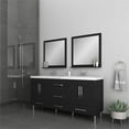thumbnail image 2 of Alya Bath Ripley 67" Modern Wood Double Vanity with Acrylic Sink in Black, 2 of 6