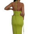 thumbnail image 3 of TRKIYQC, vestido ceñido al cuerpo sin mangas y sin espalda para mujer, vestido de fiesta informal de verano con cintura recortada de Color sólido, ropa de calle para Club TRKIYQC moda, 3 of 7