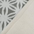thumbnail image 4 of PiccoCasa Sherpa Blanket Soft Reversible Snowflake Throw Blanket for Sofa Couch Bed(Grey ,50" x 60"), 4 of 6
