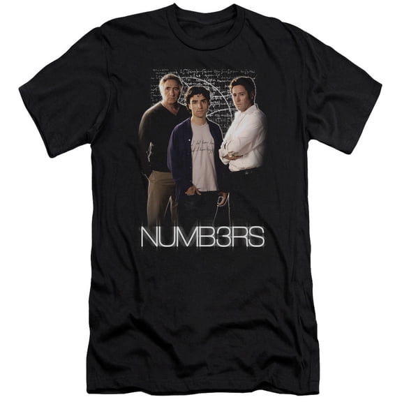Numbers Equations Adult 30/1 T-Shirt Black