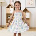 thumbnail image 5 of Ttyddzy Woman' Casual-Dresses Sleeveless Camisole A-Line Dress for 2Y-7-8Y，Soft-colored Cartoon Butterfly, 5 of 8