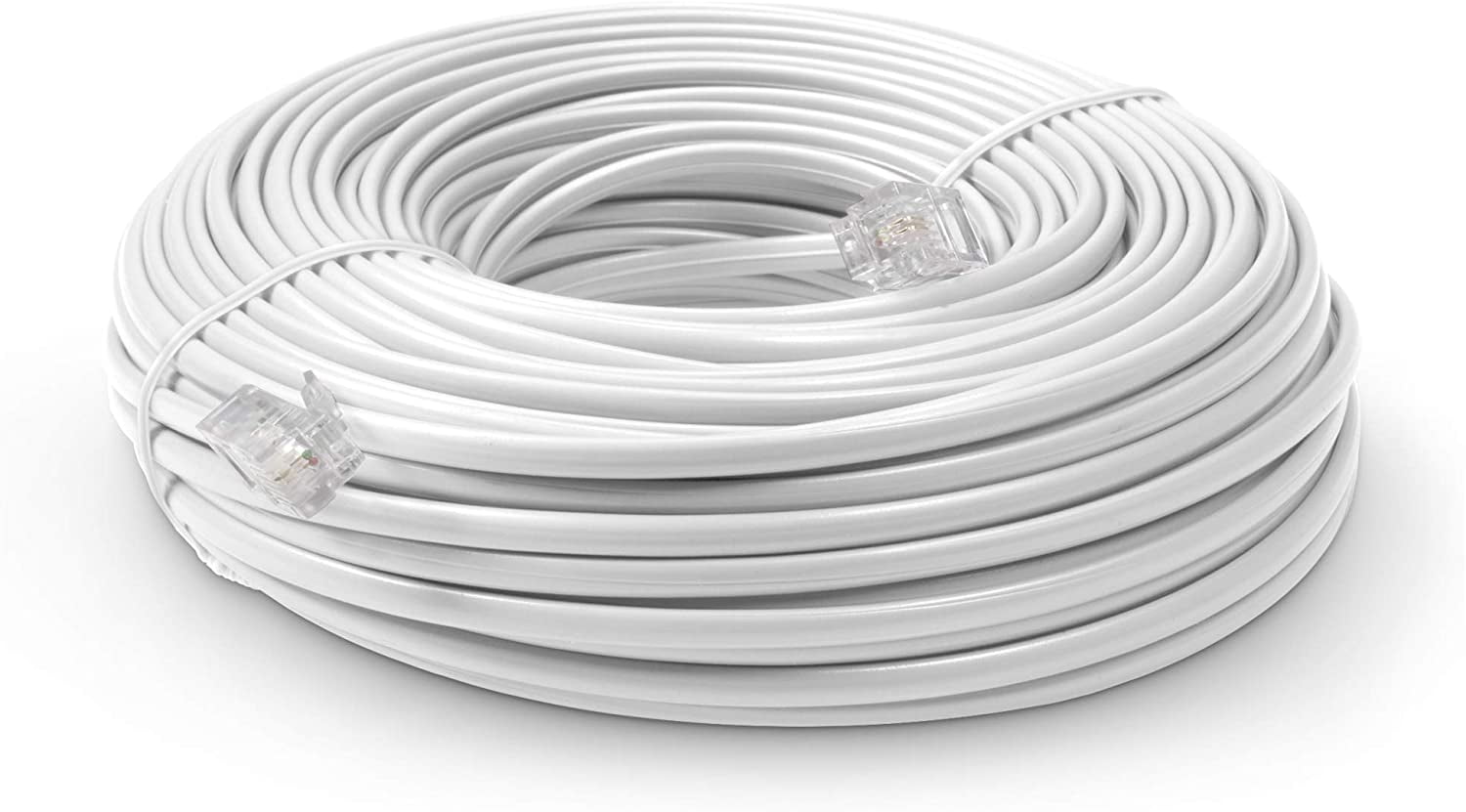 THE CIMPLE CO 100 FT Feet Modular Phone Line Cord High Quality 2