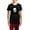 With Red Plaid Pant, variant on CafePress - ALL IS VANITY Women's Dark Pajamas - Women's Short Sleeve Print T-Shirt and Pants Dark Cotton Pajama Set