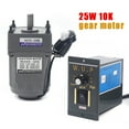 thumbnail image 5 of 110V AC Gear Motor Electric+Variable Speed Reduction Controller 25W 135RPM, 5 of 12
