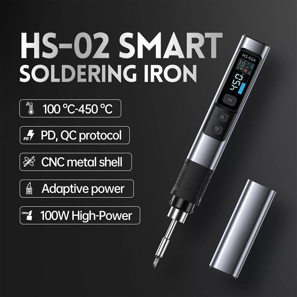 qiya HS-02A Soldering Iron 100W Portable Constant Temperature Soldering Pen