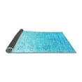 thumbnail image 2 of Ahgly Company Indoor Round Oriental Light Blue Industrial Area Rugs, 7' Round, 2 of 4