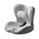 thumbnail image 4 of Cojín ergonómico de asiento, almohada de soporte suave para sillas de oficina y comedor, para el coxis. Gris, 4 of 9