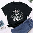 thumbnail image 4 of Bowake Easter T-Shirts pour Femmes Manches Courtes Col Rond T-Shirts Easter Joyeux T-Shirts Graphiques Mignons Hauts d'Été Décontractés, 4 of 7
