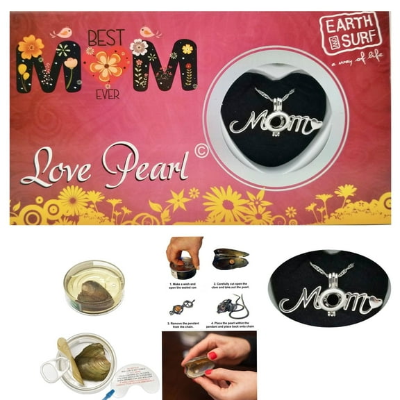 Love Pearl Best Mom Ever Necklace