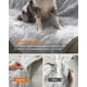 thumbnail image 5 of FEANDREA Manta para Perros, Repelente al Agua, Manta Larga de Felpa para Perros Medianos y Grandes, Gatos, Protección de Sofá, 152 x 127 cm, Reversible Gris Ombré PPB006G01, 5 of 5