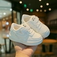 thumbnail image 5 of Children's Fashion Sneakers New Kids White Non-slip Casual Shoes Boys Girls Breathable Sneakers Toddler Outdoor Sports Shoes, 5 of 5
