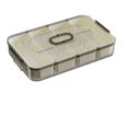 thumbnail image 2 of Caja de almacenamiento para frigorífico, caja de aperitivos dividida, refrigerador moderno extraíble, caja de condimentos para alimentos frescos, para Marrón 4 rejilla, 2 of 8