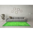 thumbnail image 3 of Ahgly Company Indoor Round Abstract Green Modern Area Rugs, 6' Round, 3 of 4