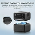 thumbnail image 5 of EF EcoFlow Portable Power Station RIVER 3 Plus 270 with EB600 Extra Battery, Expand Capacity from 268Wh to 840Wh, 3 Up to 1200W AC Outlets, <10 MS UPS, <30 dB Quiet, RIVER 3 Max Plus LiFePO4 Battery, 5 of 16