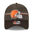 thumbnail image 2 of Men's New Era Brown Cleveland Browns 2023 NFL Training Camp 39THIRTY Flex Hat, 2 of 6