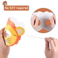 thumbnail image 3 of Máscaras de animales Party Favors Bulu Jungle Safari Kids (16 unidades), 3 of 7