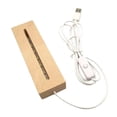 thumbnail image 1 of Lámpara apariencia de Rectángulo con Interruptor USB Luz de Noche Moderna Soporte de Lámpara de Noche Led de Acrílico Bas cálido tipo A Sunnimix Mostrar luz nocturna, 1 of 8