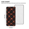 thumbnail image 2 of Absorbent Coral Velvet Towel 27x55in Light Soft And Fluffy Wool Circle Delicate And Not Easy To Remove The Edge Argyle Plaid Darksalmon_3, 2 of 8