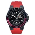 thumbnail image 1 of Invicta Reloj de Cuarzo Aviator 49724 para Hombre, Correa de Silicona Roja, Esfera Metalizada, 100 M, 1 of 1