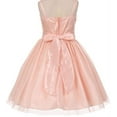 thumbnail image 3 of Big Girls' Dreamer PePi Spaghetti Strap Beaded Waistband Special Occasion Flower Girl Dress Peach 8 (H74C5), 3 of 3