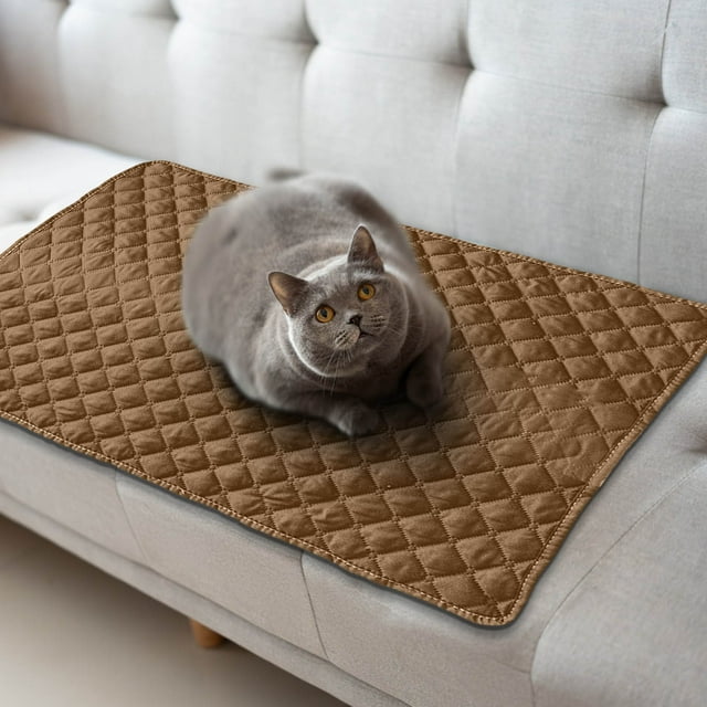 Pet Sofa Cover for Dogs | Waterproof Furniture Protector Mat with Non-Slip Backing | Washable Dog Bed Couch Cover for Medium Pets | Home Living Room Sofa Protector