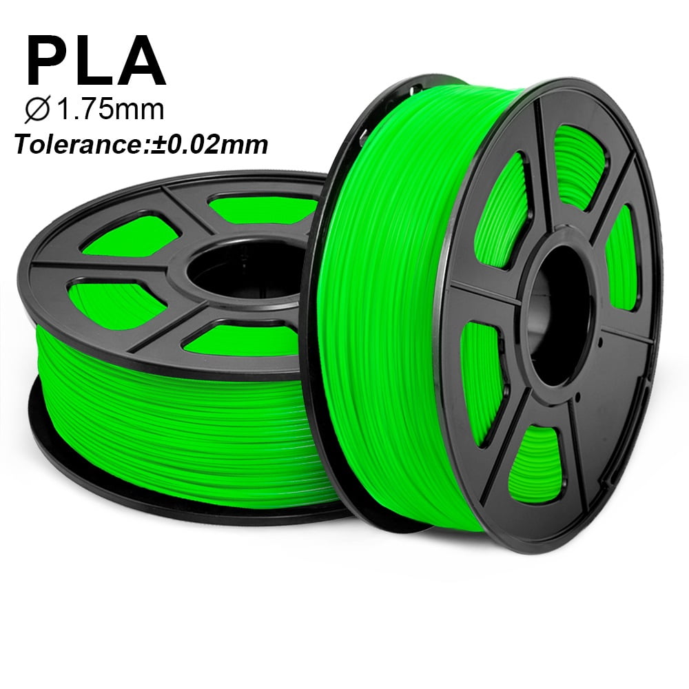 1 Kg Green 3D Printer PLA Filament 1.75mm Filament Dimensional +/-0.05mm 3D Plastic Printing Material