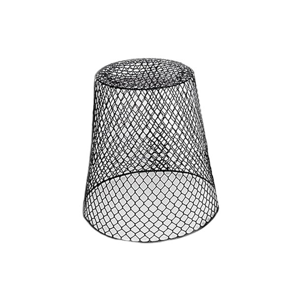 Cloche de alambre de jardín, protector de plantas fácil de usar para conejos y verduras de interior Negro