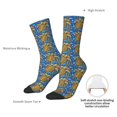 thumbnail image 4 of Haiem Sea Turtle Pattern Crew Socks – Soft & Durable Moisture-wicking Socks, Stay-Up Fit for Business, Work, and Casual Wear Size 5-11, 4 of 6