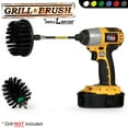 thumbnail image 7 of Household Supplies: Grill Brush Drill Set Power Scrubber Kit - Cordless Electric Spin Scrubber for BBQ Cleaning, Fireplace Grates & More - Rust Remover - No-Wire Design Included in Cleaning Tools Set, 7 of 7