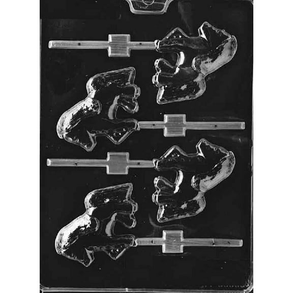 Grandmama's Goodies K017 Pony Horse Lollipop Chocolate Candy Soap Mold with Exclusive Molding Instructions