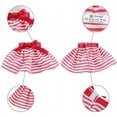 thumbnail image 4 of E-TING 3 Pcs Dress for elf Doll(White Skirt + Green Polka Dot Skirt + Red-White Striped Skirt), 4 of 5