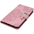 thumbnail image 3 of Case for Samsung Galaxy A13 4G (not 5g) with Credit Cards Pocket, Glitter Bling Diamond PU Leather Wallet Phone Case with Wsrist String Flip Cover for Samsung Galaxy A13 4G Owl Rose Gold, 3 of 8