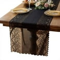 thumbnail image 5 of French Lace Table Runner - Elegant Black Placemat for Dining Table Decor (5 Sizes), 5 of 9