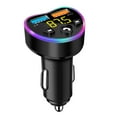thumbnail image 1 of EGNMCR USB Car Adapter Wireless Bluetooth Kit QC3.0 Fast USB Charger Hands- FM Bluetooth Transmitter Smart Watch, 1 of 3