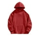 thumbnail image 4 of pstuiky hombres de manga larga, Pantalones cortos deportivos casuales de color sólido con bolsillo y manga larga con capucha para hombre camisetas de hombre xl, 4 of 4