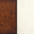 thumbnail image 3 of Sunset Trading 41 x 23.5 x 25 in. Andrews Windsor Dining Chair with Arms - Antique White & Chestnut Brown, 3 of 4