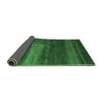 thumbnail image 2 of Ahgly Company Indoor Square Abstract Emerald Green Contemporary Area Rugs, 3' Square, 2 of 4