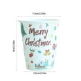 thumbnail image 3 of Luoshdecor 10 Christmas Disposable Paper Cups,Holiday Thickened Paper Christmas Coffee Cups for Hot Cocoa Chocolate Drinks Home Decorations Party Supplies, 3 of 6