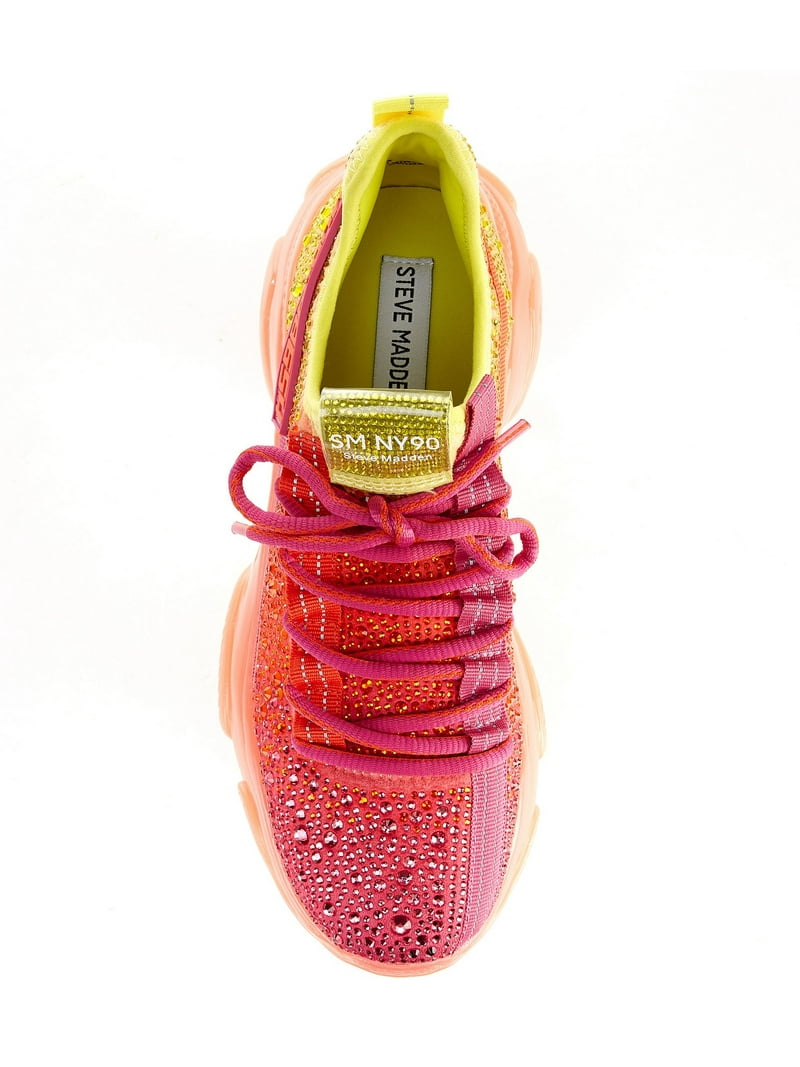 STEVE MADDEN MAXIMA-R Sneakers Fuschia Ombre - Walmart.com