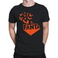 thumbnail image 2 of Officially Licensed Fanta Spooky Fanta Bats Design Men's T-shirt, 2 of 3