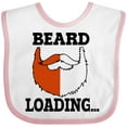 thumbnail image 3 of Inktastic Red Beard is Loading Boys Baby Bib, 3 of 4