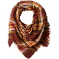 thumbnail image 1 of Foulard Carrée Surdimensionnée à Carreaux pour Femmes, 1 of 3