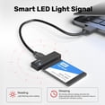 thumbnail image 4 of Unitek USB 3.0 to SATA III Hard Drive Adapter Converter Cable for 2.5 3.5 Inch HDD/SSD Hard Drive Disk with 12V/2A Power Adapter, Support UASP Compat, 4 of 7