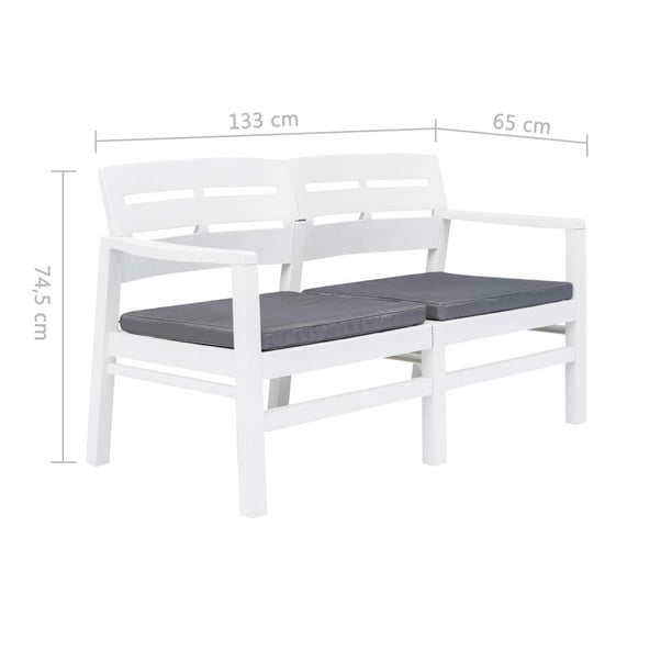 Plastic loveseat bench new arrivals