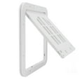 thumbnail image 1 of Pet Screen Door, Bite Proof Easy Access Sturdy Construction Dog Door  for Home White, 1 of 7