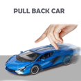 thumbnail image 4 of Coche de juguete IYEAM Lambo Sian FKP37 fundido a presión con luces y sonido 1:32, 4 of 7