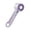 Purple, variant on Tibvox Light Weight Ice Cooling Fan With 199 Adjustable Speeds USB Rechargeable Handheld Fan for Hiking Camping Office Use